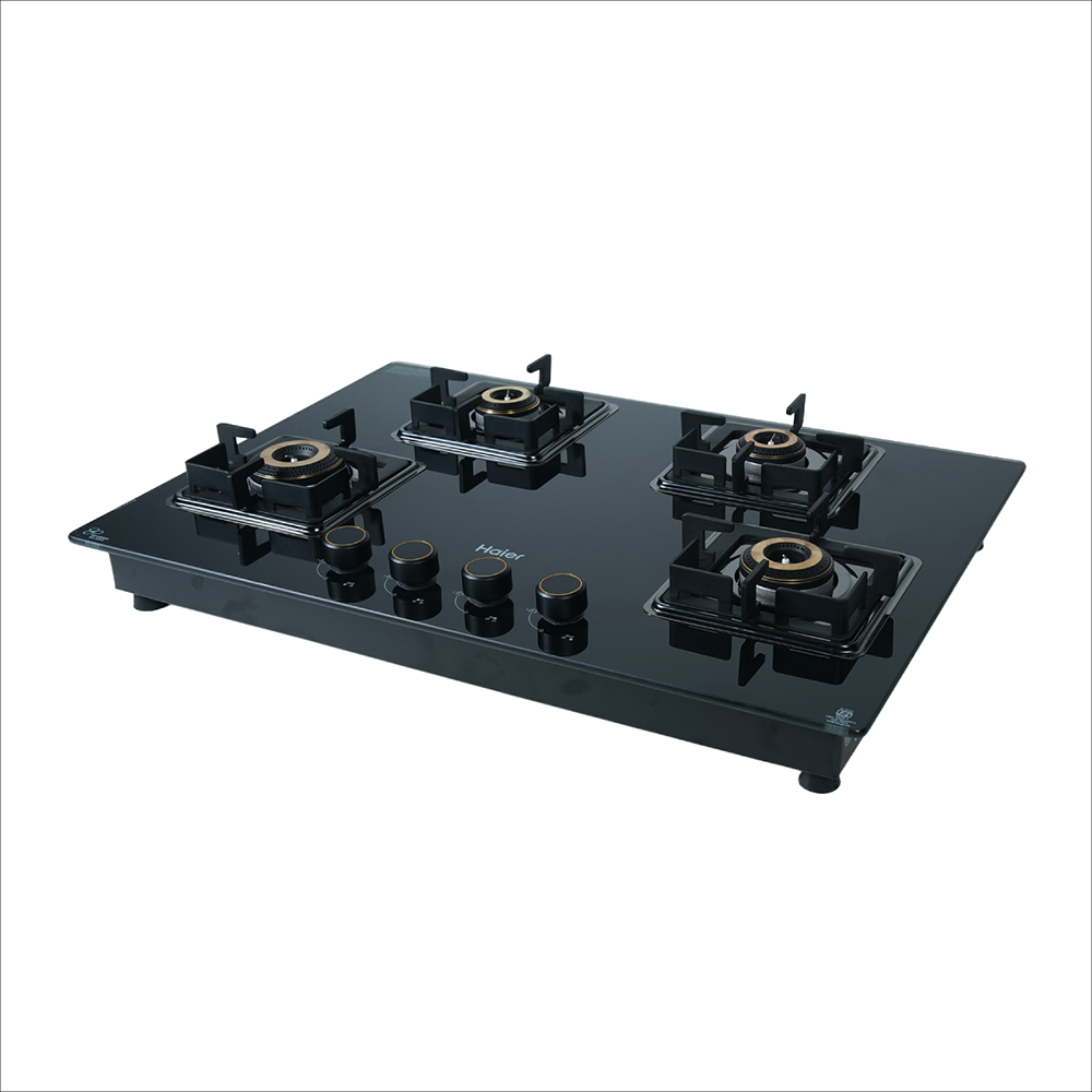 Haier 4 Burner Hobtop with Metal Knob & Auto Ignition